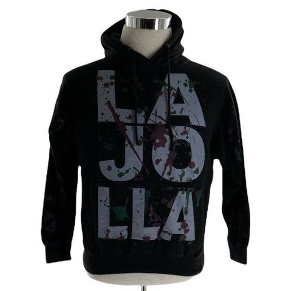 Saad Collection Hoodie Sweatshirt Mens Size Small Multicolor Pullover Graphic - Picture 1 of 6